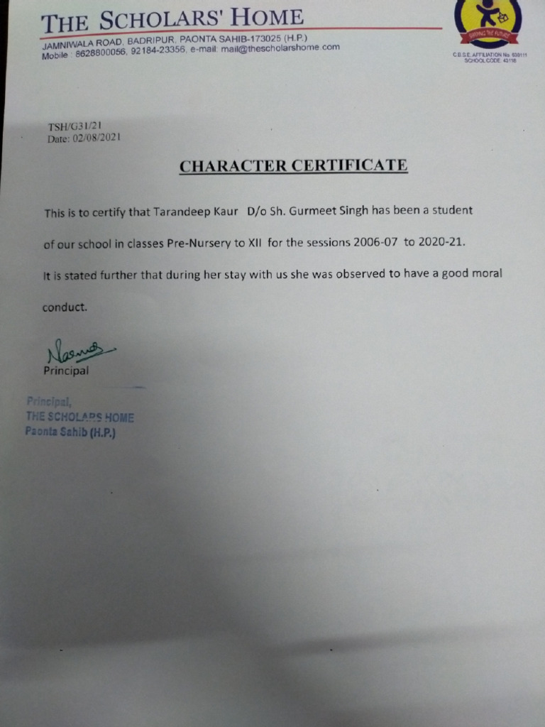 character-certificate-pdf