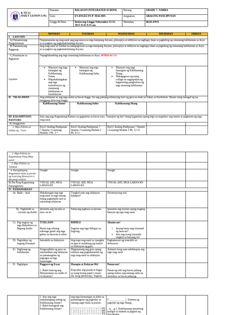 ARPAN DLL - Week 2 | PDF