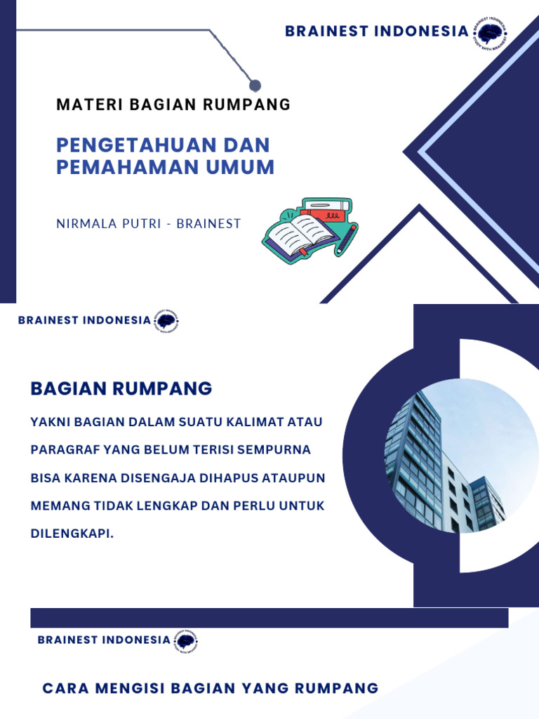 Cara Mengisi Bagian Rumpang | PDF
