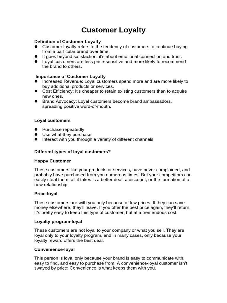 Lesson 5 Customer Loyalty | PDF | Brand | Loyalty Program