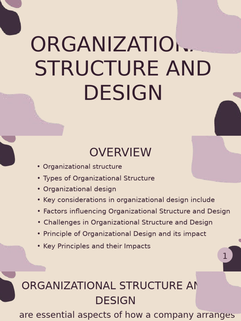 Organizational Structure and Design | PDF | Organizational Structure ...