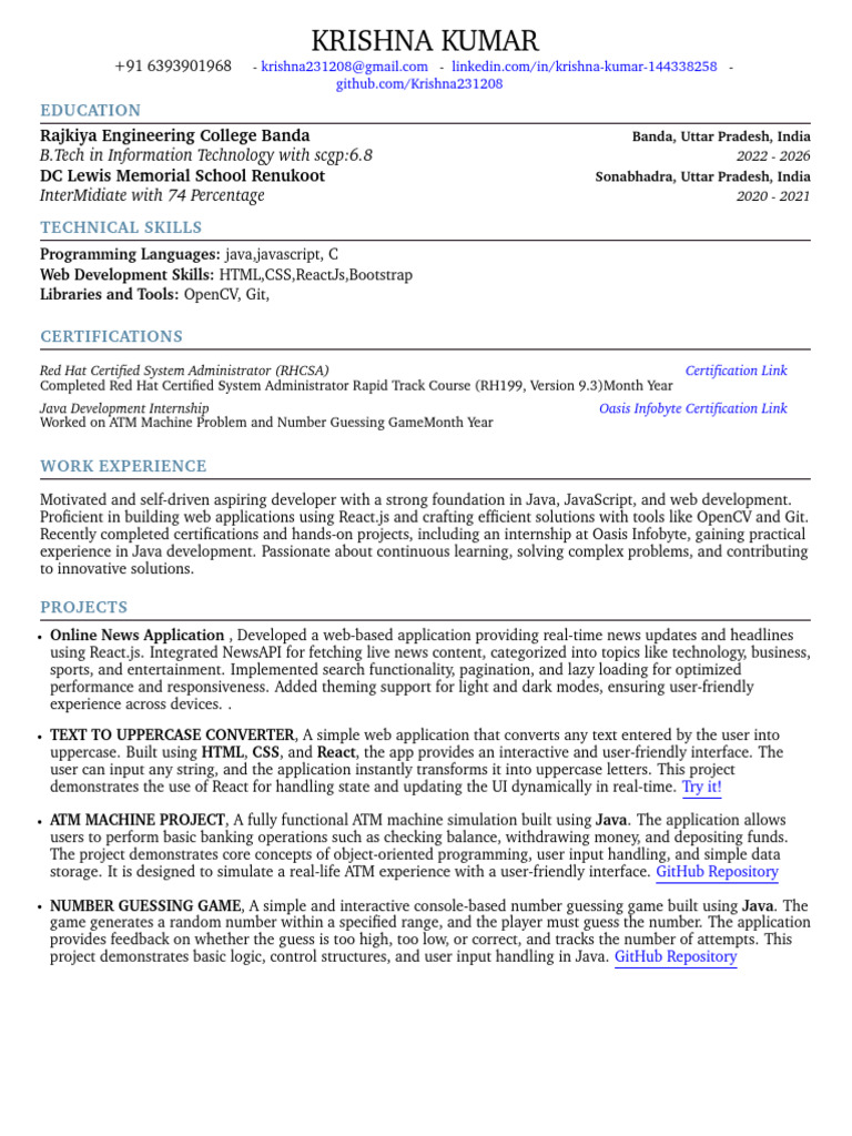 Resume Professional Template Software Engineer-1 | PDF | World Wide Web ...