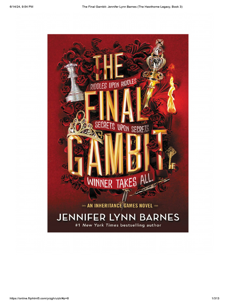 The Final Gambit: Book 3 Overview | PDF | Women Novelists | Novels