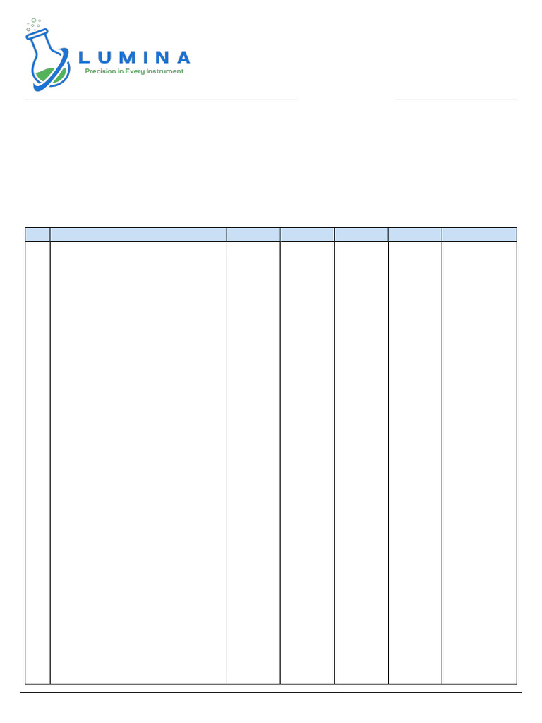 QT-000026 - Revised 2 | PDF | Magnesium | Sodium