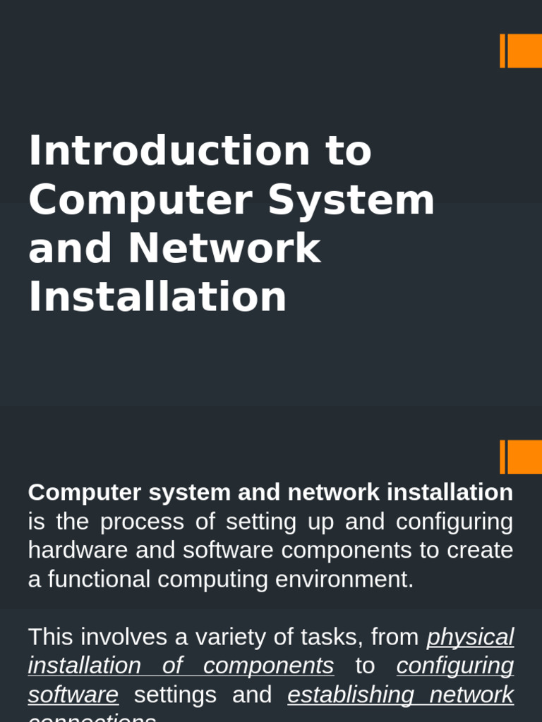 ICT9 2Qtr Installing Computer System and Networks | PDF | Computer ...