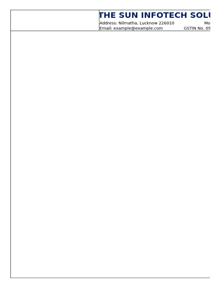 Bill Format | PDF
