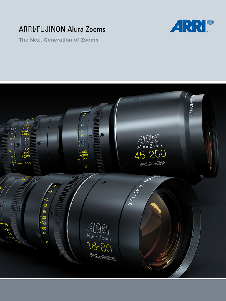 ARRI/FUJINON Alura Zooms Overview | PDF | Zoom Lens | Camera Lens