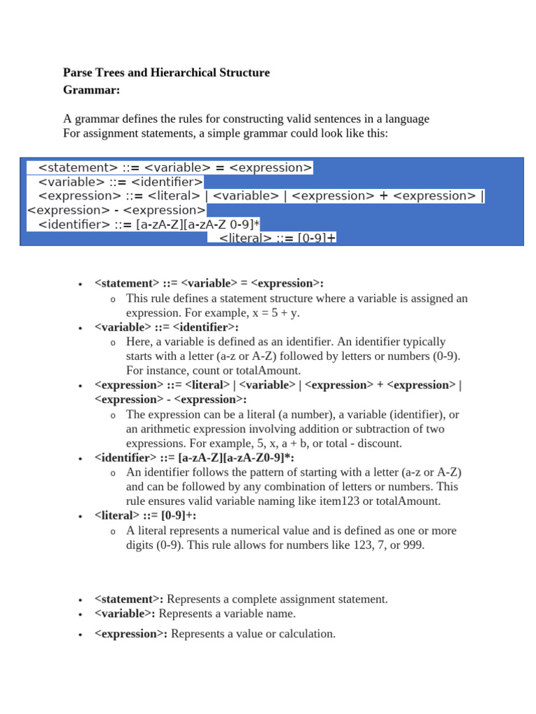 Module03 Final | PDF | Parsing | Grammar