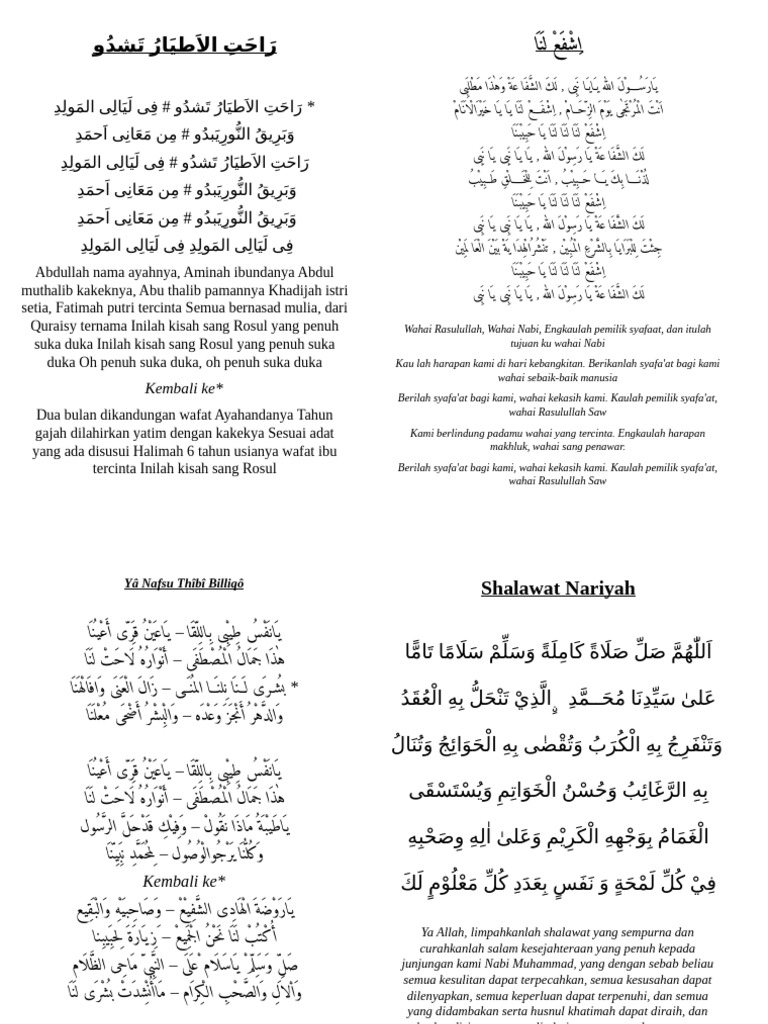 Kisah dan Syafaat Rasulullah | PDF