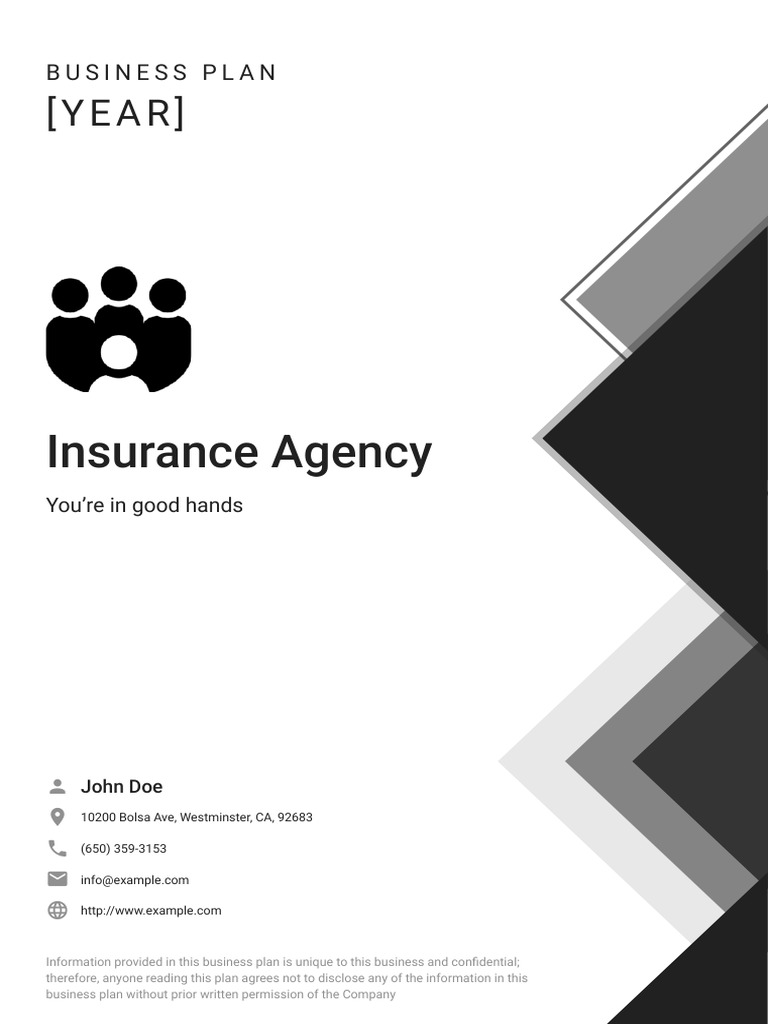 Insurance Agent Business Plan Example | PDF | Insurance | Expense