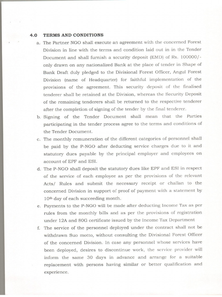 Term and Condition | PDF
