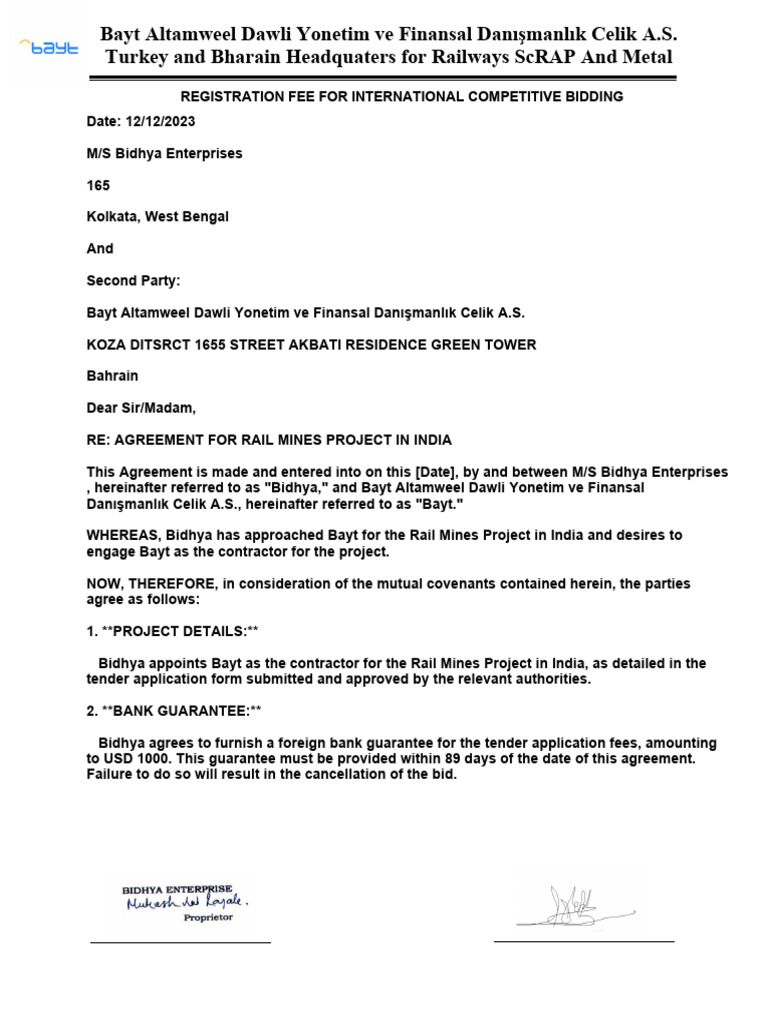 National competitive bidding pdf