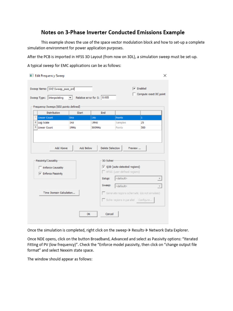 Technical Notes For 3-Phase Inverter Conducted Emissions | PDF | Power ...