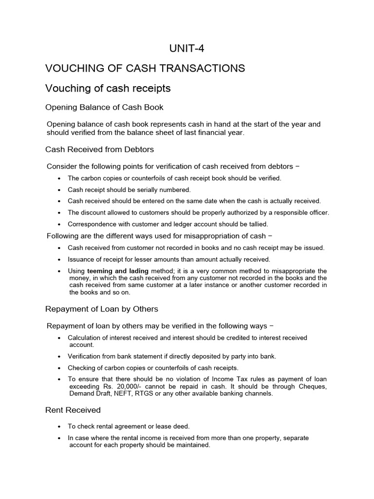Verification And Valuation In Auditing