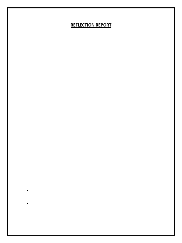 Leadership Communication Reflection Report | PDF | Communication ...