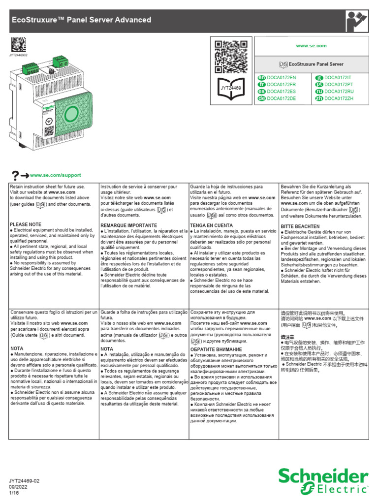 Guide d'utilisation du Panel Server | PDF | Électrotechnique ...