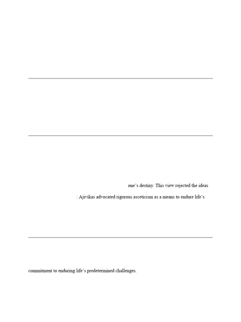 The Ajivikas | PDF | Indian Philosophy | Asceticism