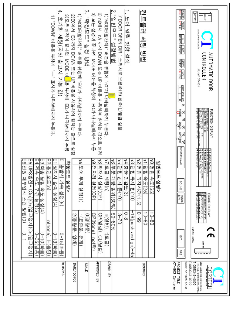 CT-803 (ÄÁÆ® Ñ ̄ - 1 43 ̧í1 4 - (1àå) - N&e - Mode-180625) | PDF
