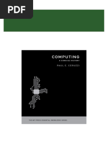 Computing A Concise History (MIT Press Essential Knowledge series) all chapter instant download