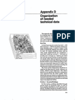 Appendix D Organization of Needed Technical Data