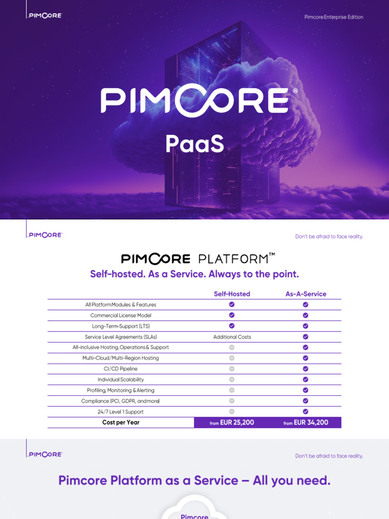 Pimcore PaaS Short | PDF