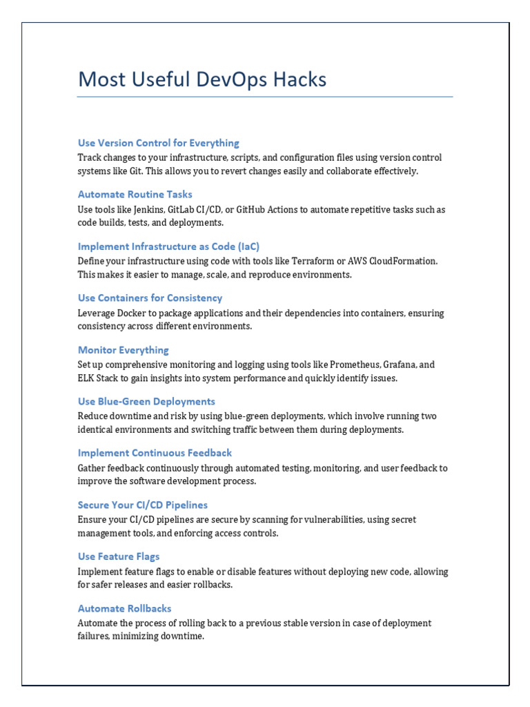 Essential DevOps Tips and Tricks | PDF | Computer Security | Security