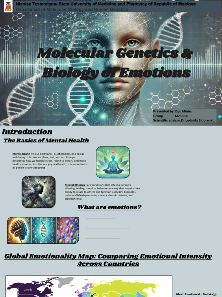 Genetics and Biochemistry of Emotions | PDF | Emotions | Neurotransmitter