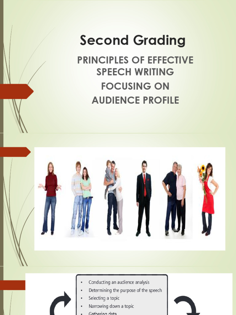 Second Grading Speech Writing Focusing on Audience Analysis | PDF