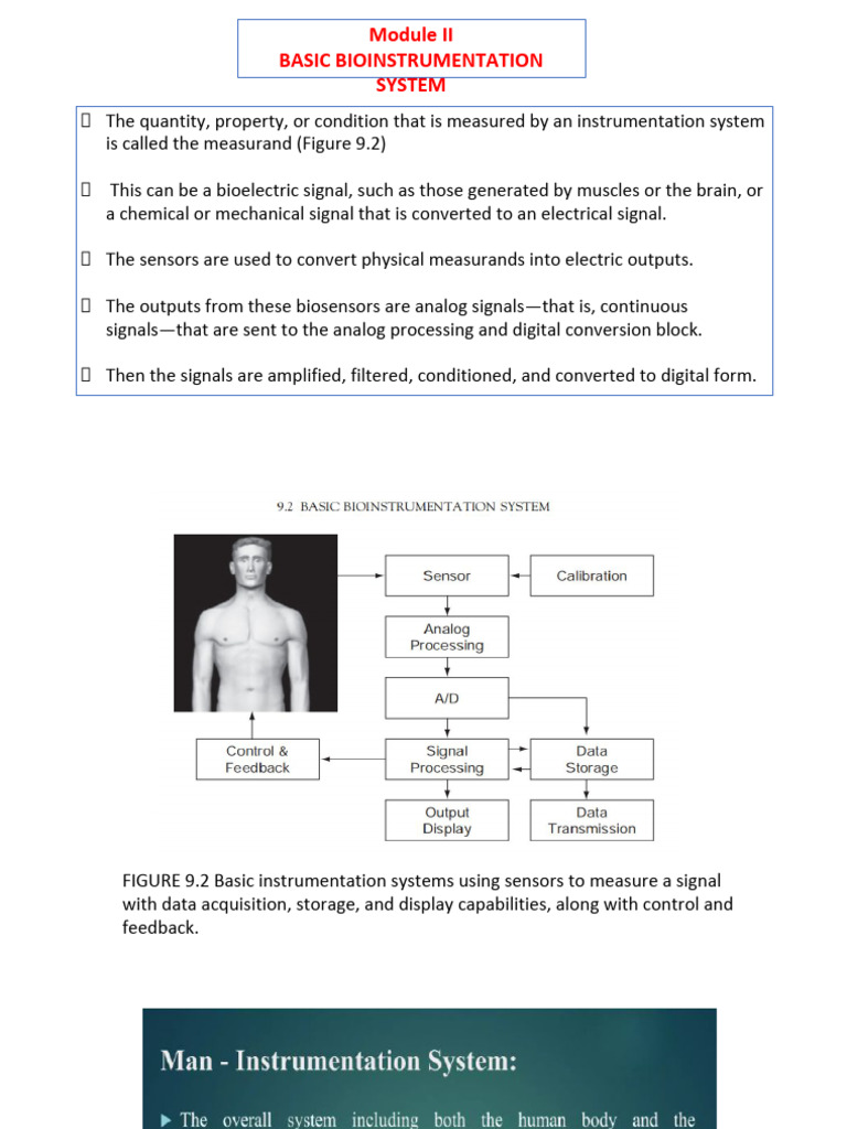 Man Instrumentation System Overview | PDF | Operational Amplifier ...