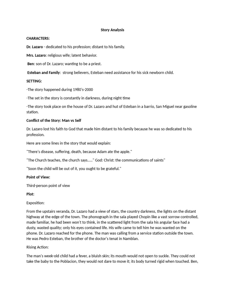 Rapunzel Story Analysis