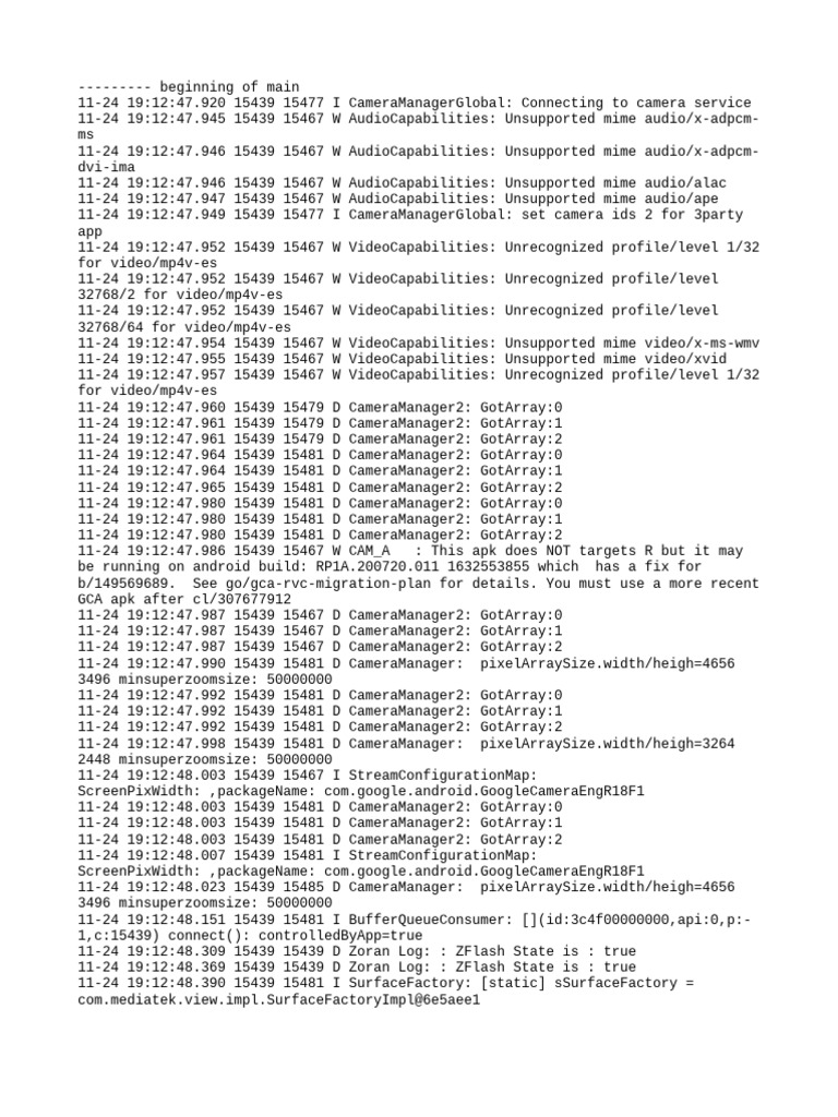 Log Cat 1732464767803 | PDF | Computing | Computer Programming