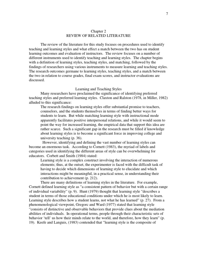 Sample literature review for research paper image