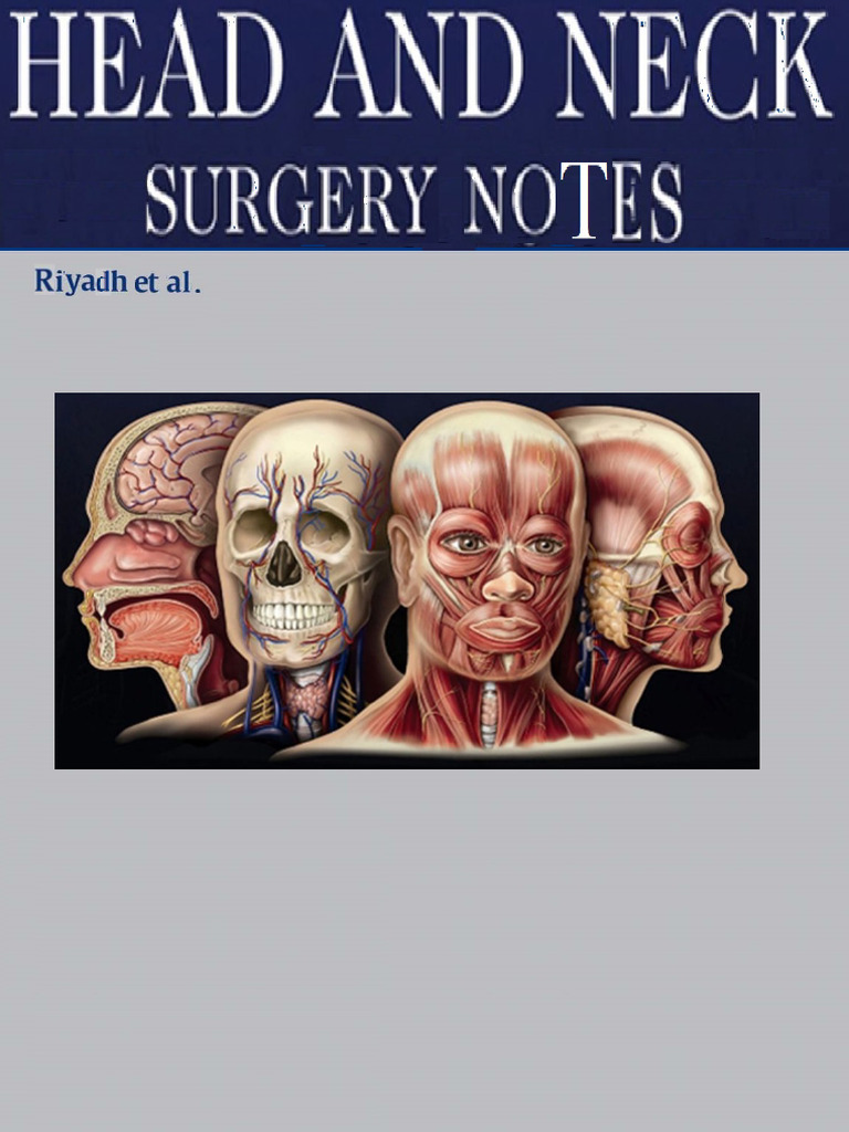 ORL-HNS Residency Summary Notes | PDF | Head And Neck Cancer | Larynx