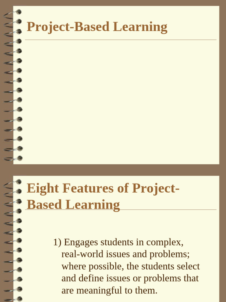 Project Based Learning | PDF