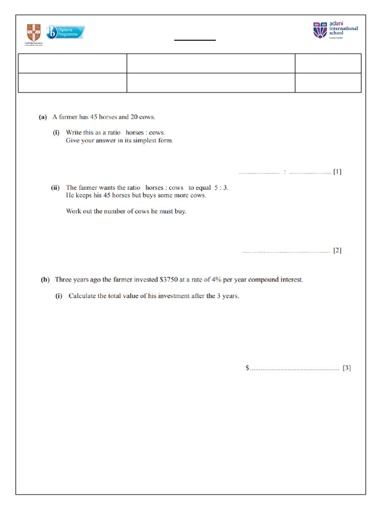 SA Revision Worksheet 3 | PDF