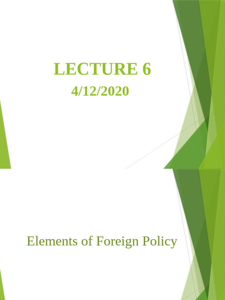 Elements Influencing Foreign Policy | PDF | South Asia | Non Aligned ...