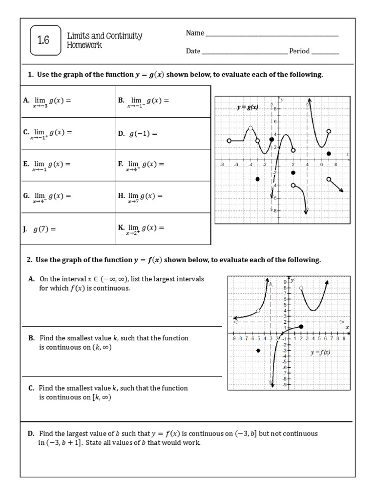 Topic+#6+Practice+(With+Answers) | PDF | Function (Mathematics ...