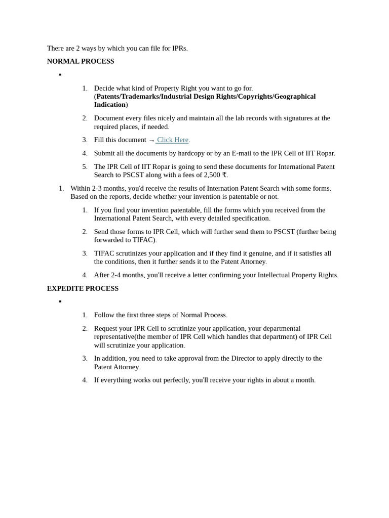 Ipr - Types, How To Register | PDF | Copyright | Intellectual Property