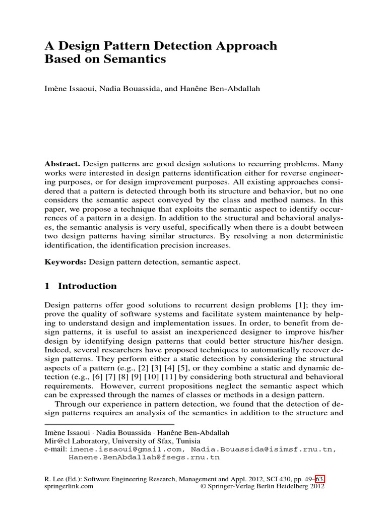 16-SERA2012 | PDF | Class (Computer Programming) | Matrix (Mathematics)