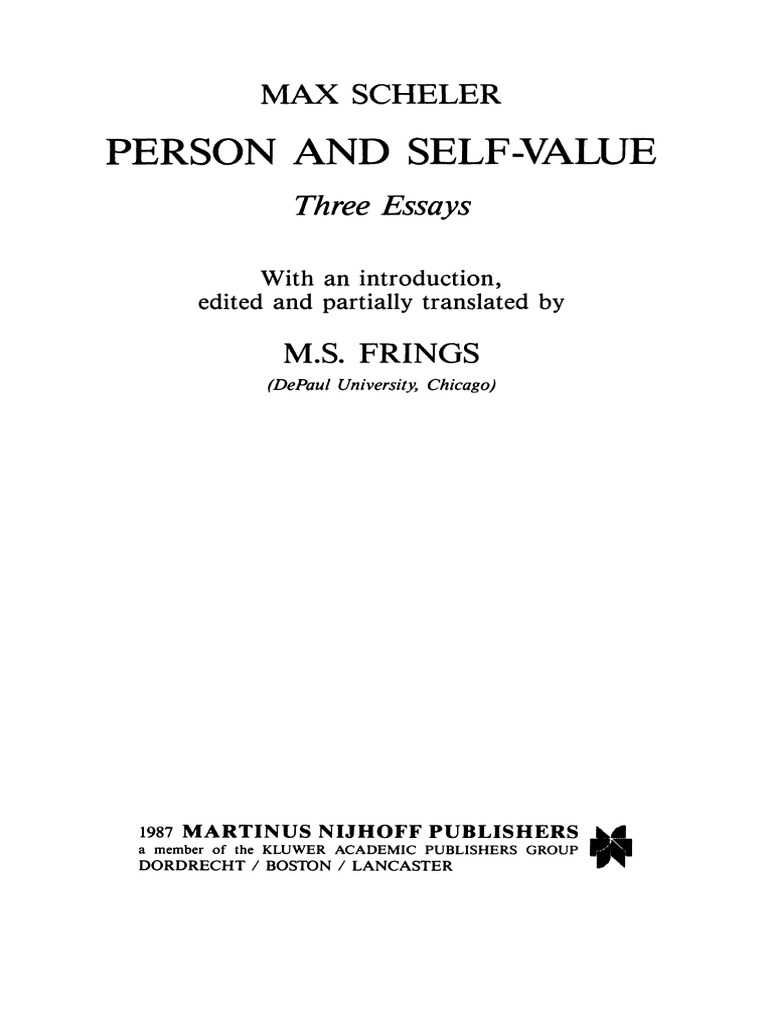 Scheler - Exemplars and Leaders (C. 1911-1921) | PDF | Causality | Soul
