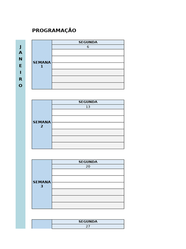 MODELO PROGRAMAÇAO | PDF