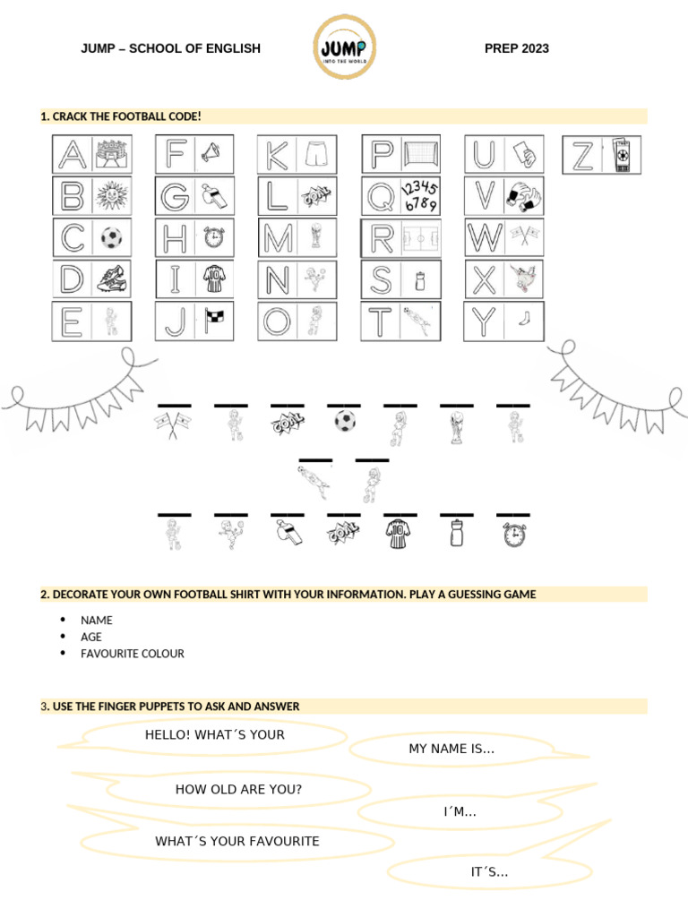 Fun English Activities for Kids | PDF