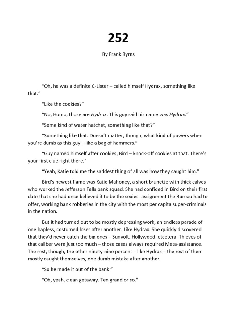 Two five two pdf