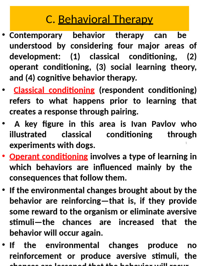 Behavioral Counseling | PDF | Behaviour Therapy | Psychotherapy
