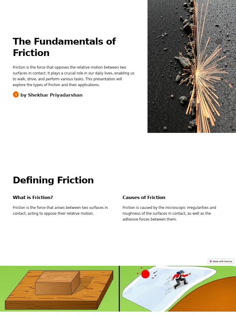 The Fundamentals of Friction | PDF | Friction | Force