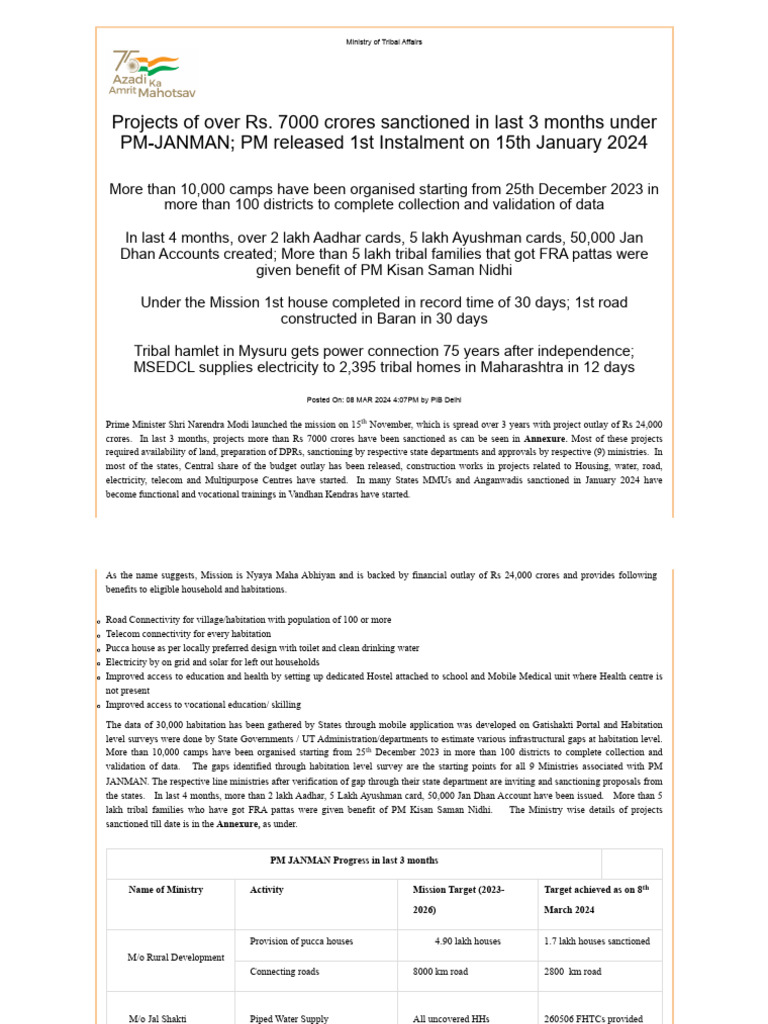 Pib 4 | PDF | Government Of India | Economy Of India
