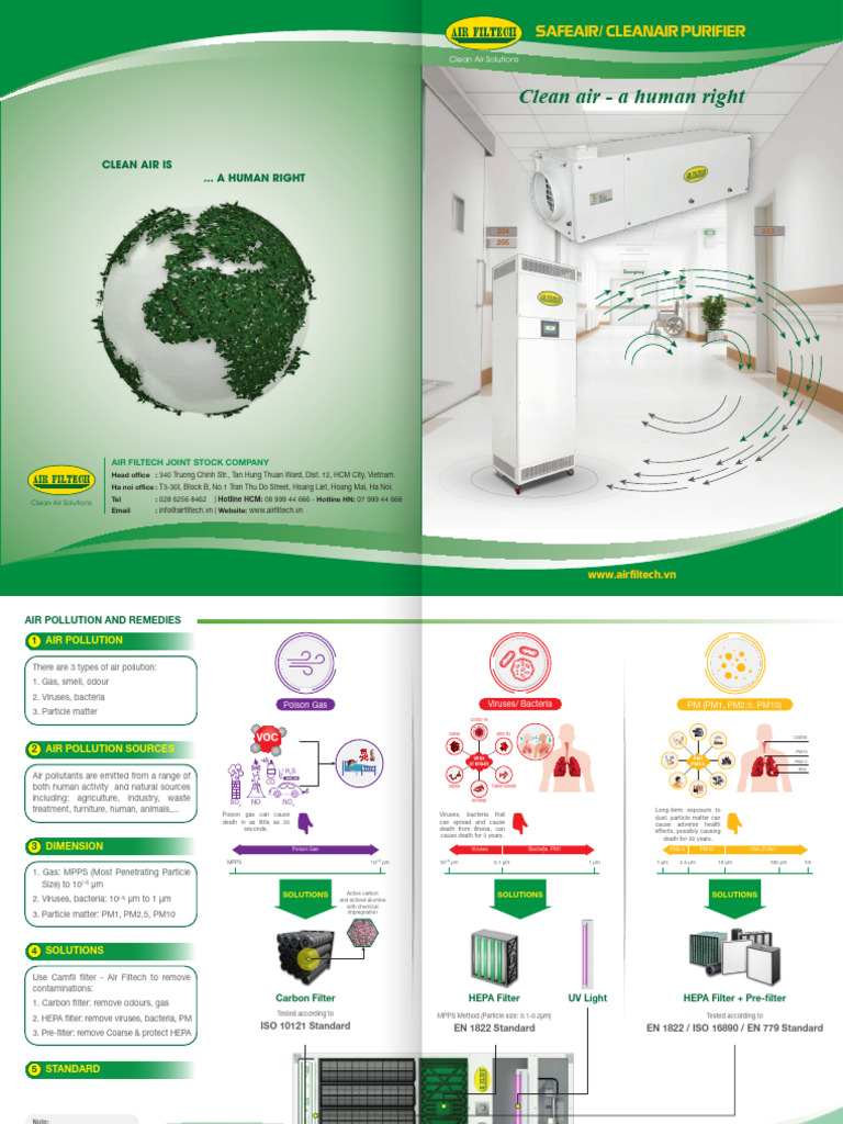 Camfil VG Air Filtration Solutions | PDF | Particulates | Ventilation ...