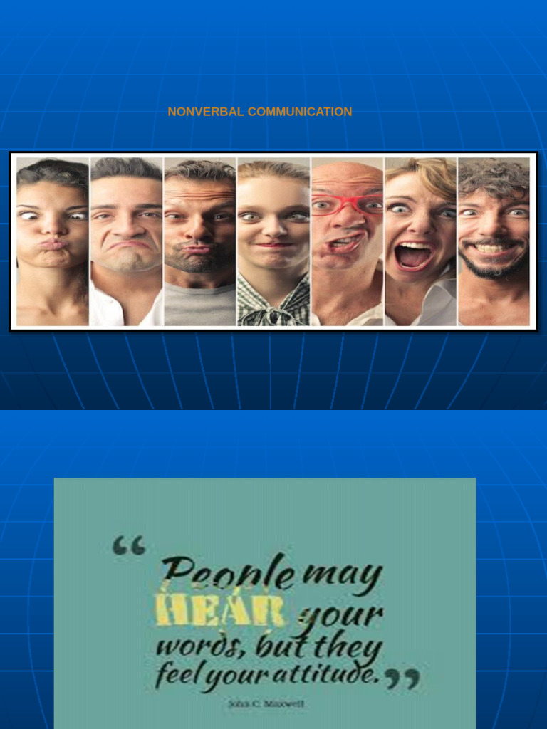 Non Verbal Communication | PDF | Nonverbal Communication | Communication