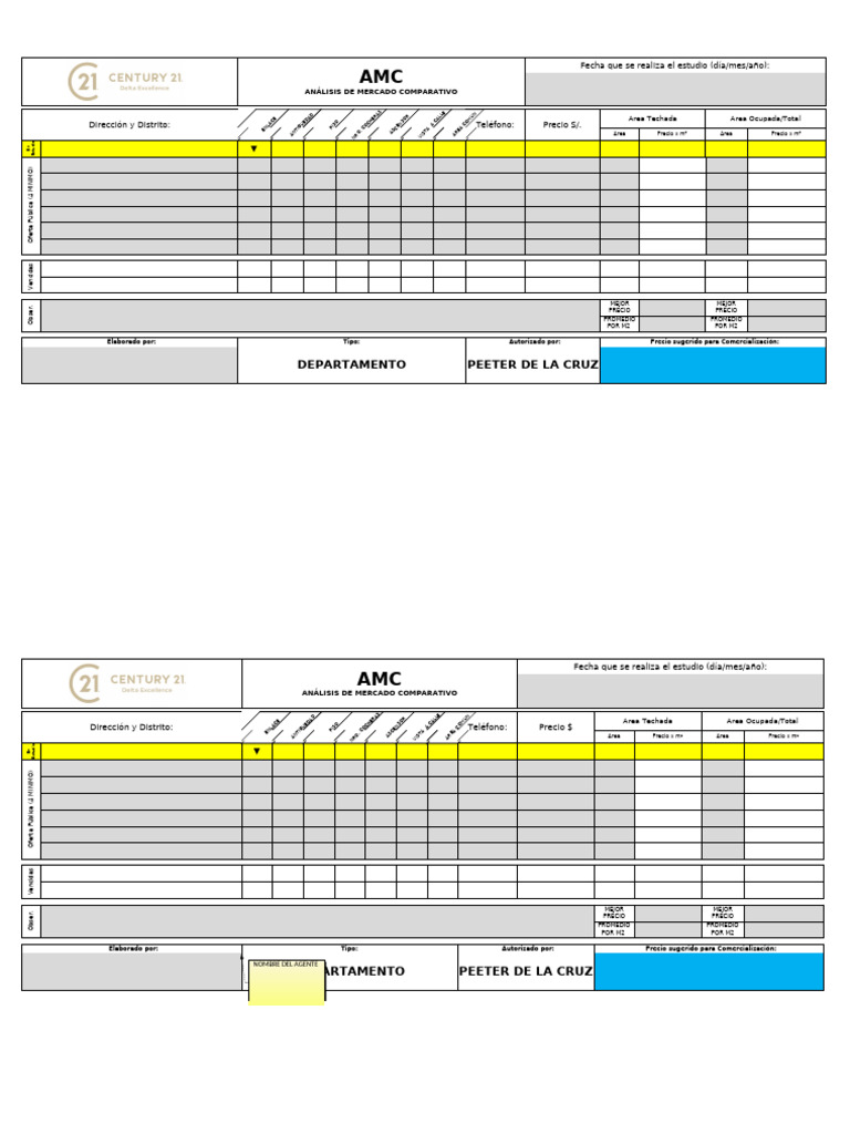 Amc Modelo 2020 | PDF