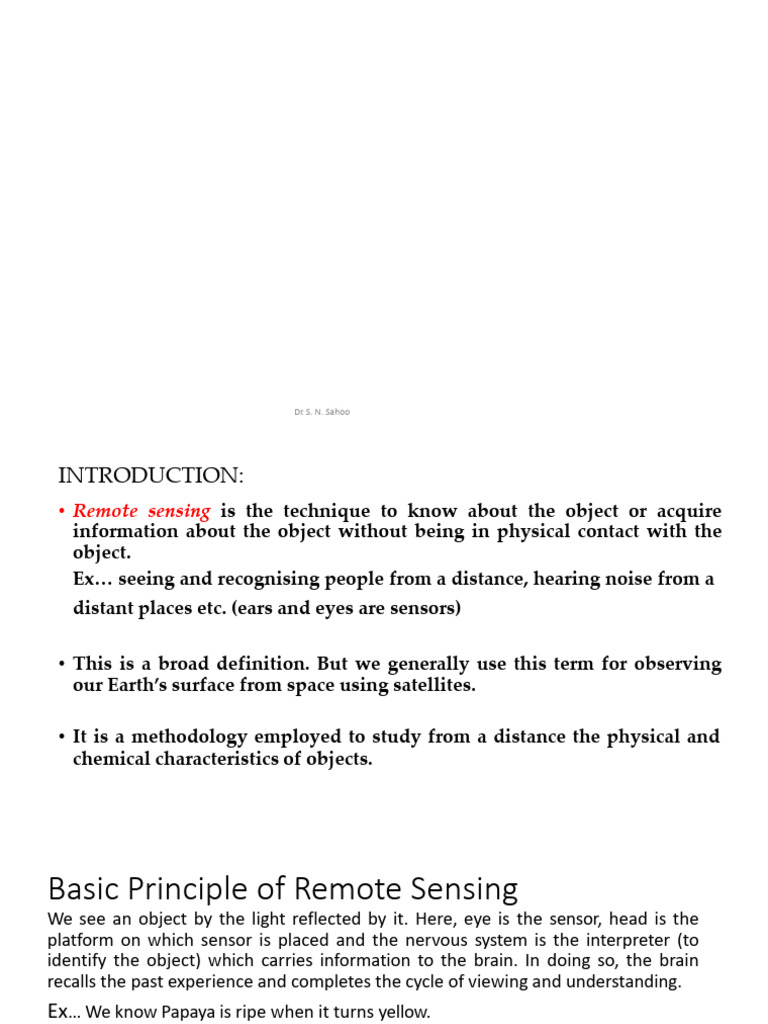 Remote Sensing and GIS Applications | PDF | Remote Sensing ...